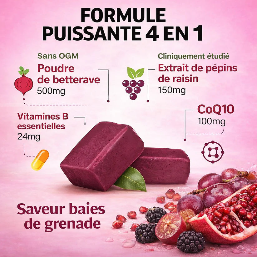 Gummies de betterave premium 8 en 1